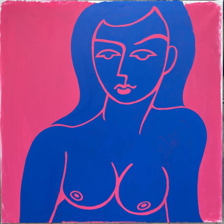 Original Abstract Women Paintings by Robert Erod