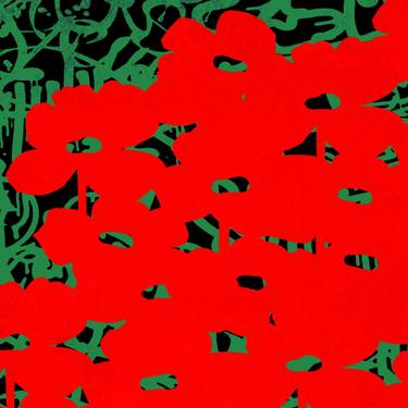 Original Abstract Expressionism Botanic Digital by Robert Erod