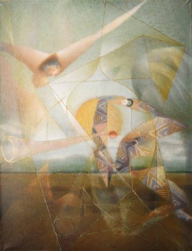 Original Contemporary Classical Mythology Paintings by Davide Filippo Ceccarossi