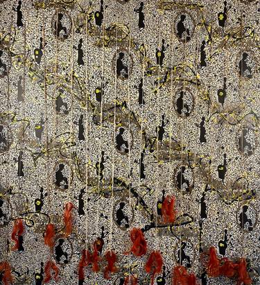 Original Abstract Patterns Paintings by Rinetta Klinger