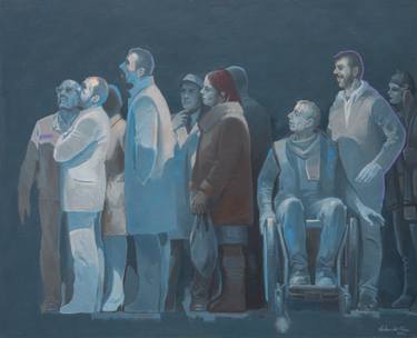 Original Figurative People Painting by Aleksander Filipi