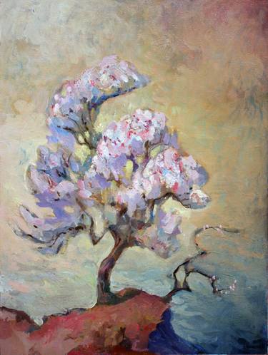 Original Impressionism Tree Painting by Igor Marchenko