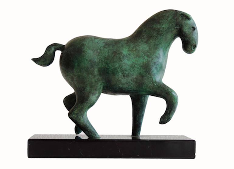 Original Abstract Expressionism Animal Sculpture by Laura Figueroa