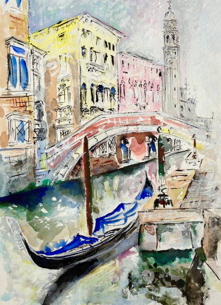 Venice Painting by V Kezerashvili | Saatchi Art