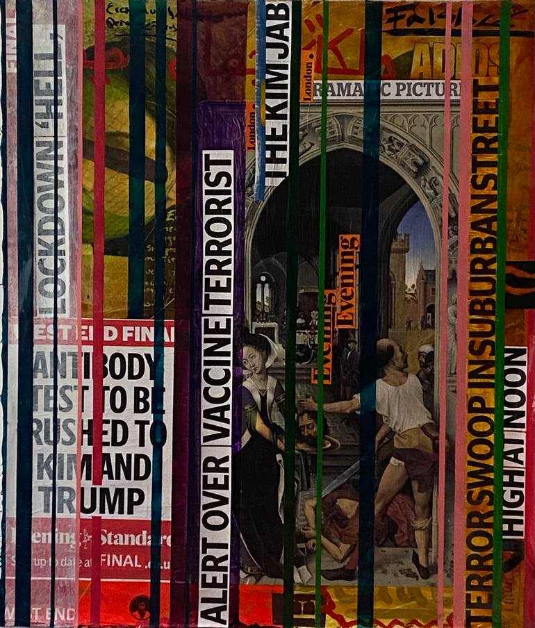 Print of Modern Abstract Collage by J Roldan