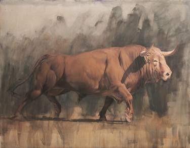 Original Figurative Animal Paintings by Zil Hoque