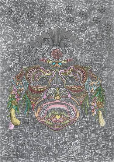 Original Dada Fantasy Drawings by Robertas Gedvilas