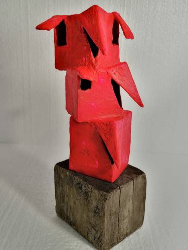 Original Expressionism Abstract Sculpture by Evgen Semenyuk