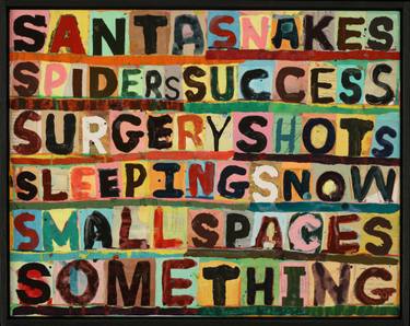Original Conceptual Language Mixed Media by Brian Mcdonald