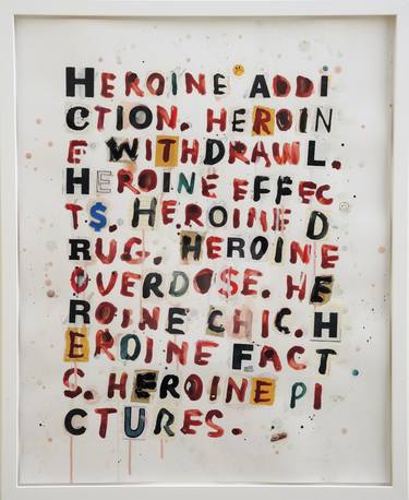 Original Street Art Typography Collage by Brian Mcdonald