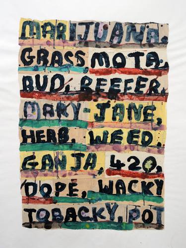 Original Conceptual Language Paintings by Brian Mcdonald