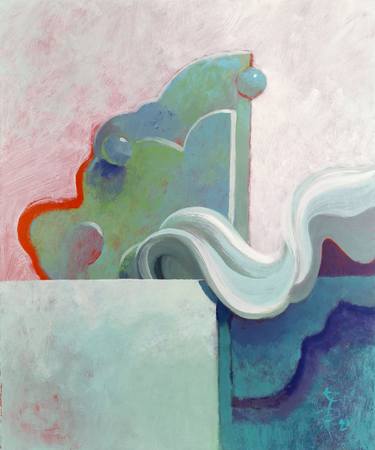 Original Conceptual Abstract Painting by Katarzyna Wolodkiewicz
