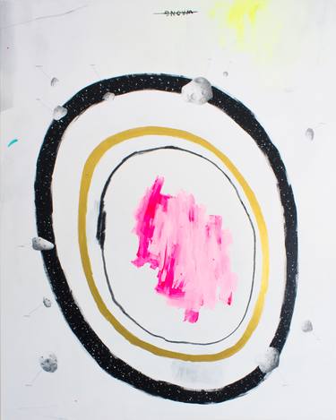 Original Conceptual Outer Space Paintings by Oscar Delmar