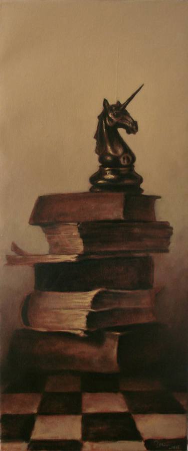 Original Baroque Fantasy Painting by Doru Cristian Deliu