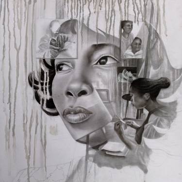 Original Conceptual Portrait Drawings by Clara Aden