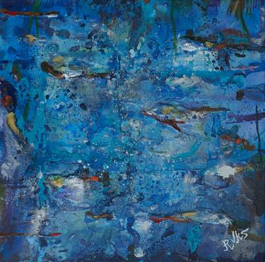 Print of Abstract Fish Paintings by Rukshana Hooda