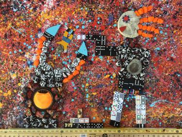 Original Surrealism Political Collage by Stuart Buehler