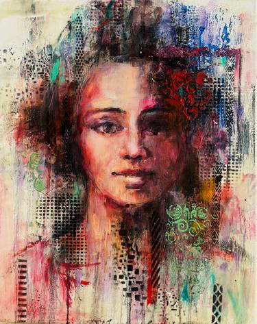 Original Contemporary Women Painting by Ezshwan Winding