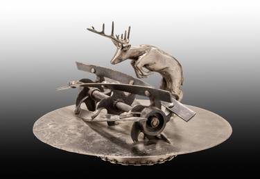 Original Conceptual Nature Sculpture by Peter Mcfarlane