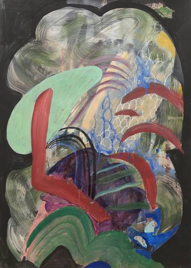 Original Contemporary Abstract Painting by Justine Formentelli