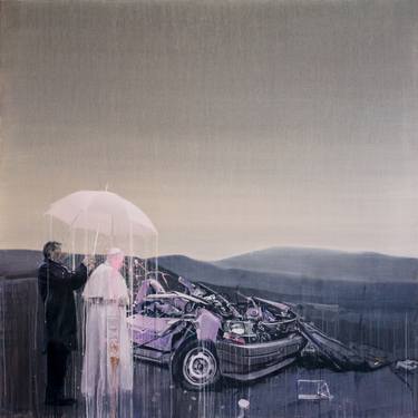 Original Surrealism Religious Paintings by Fernando Gomez Balbontin