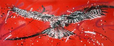 Original Street Art Animal Painting by Nicholas Harvey
