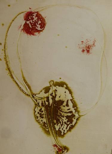 Original Expressionism Abstract Drawings by Frederic Belaubre