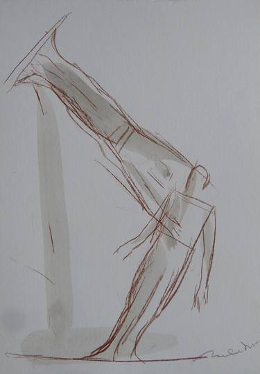 Original Figurative People Drawings by Frederic Belaubre
