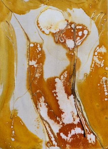 Original Expressionism Body Drawings by Frederic Belaubre