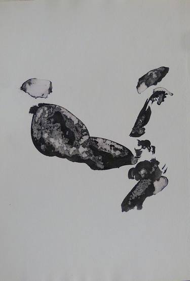 Original Minimalism People Drawings by Frederic Belaubre