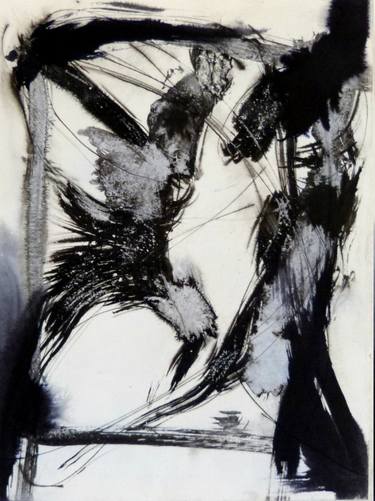 Original Figurative Abstract Drawings by Frederic Belaubre