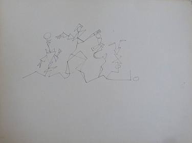 Original Figurative Fantasy Drawings by Frederic Belaubre