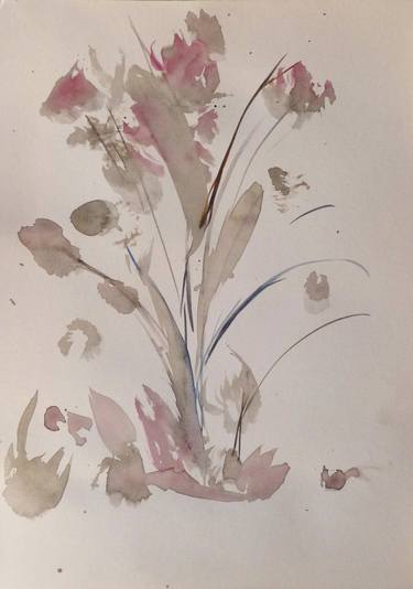 Original Abstract Floral Paintings by Frederic Belaubre