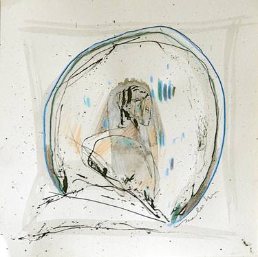 Original Figurative Time Drawings by Frederic Belaubre