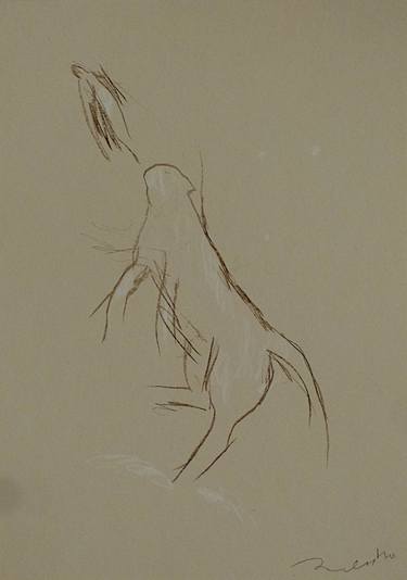 Print of Figurative Cats Drawings by Frederic Belaubre