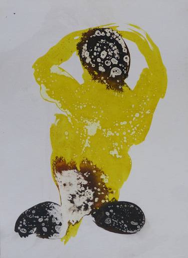 Original Expressionism Body Drawings by Frederic Belaubre