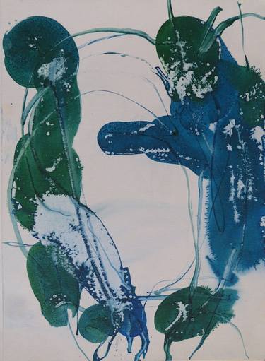 Original Abstract Water Drawings by Frederic Belaubre