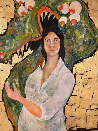 Original Figurative Portrait Paintings by Michelle Bird