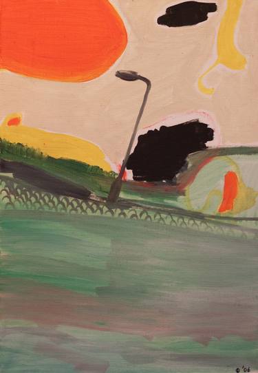 Original Abstract Expressionism Nature Paintings by Iso Decleer