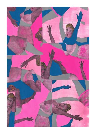 Original Pop Art Women Printmaking by Laurie Raskin