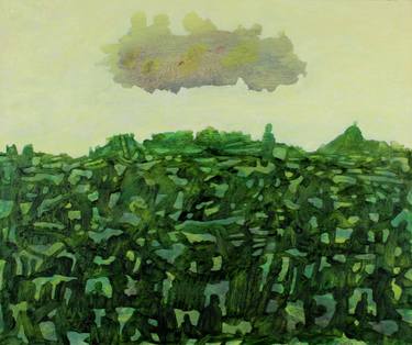 Original Figurative Landscape Paintings by Ad Van Riel