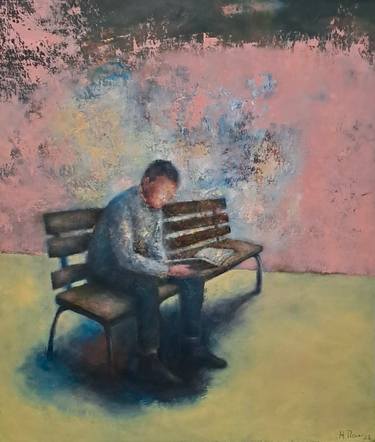 Original Figurative Men Painting by Howard Ross