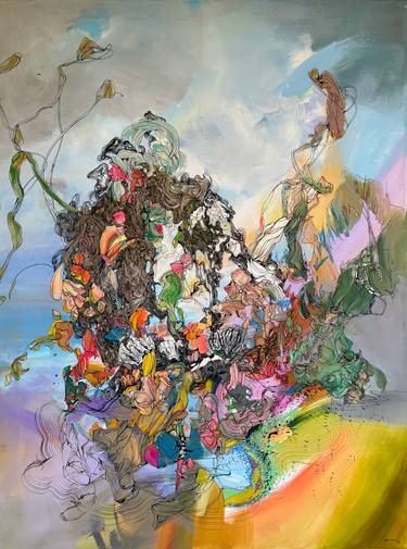 Original Baroque Abstract Paintings by Larisa Ilieva