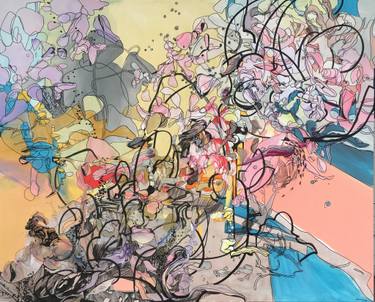 Original Fine Art Abstract Paintings by Larisa Ilieva