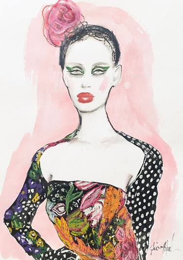 Original Fine Art Fashion Paintings by Fiona Maclean
