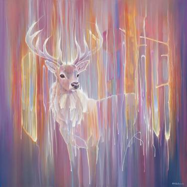 Original Abstract Animal Paintings by Gill Bustamante