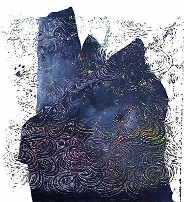 Original Conceptual Abstract Painting by Iryn Lesinska