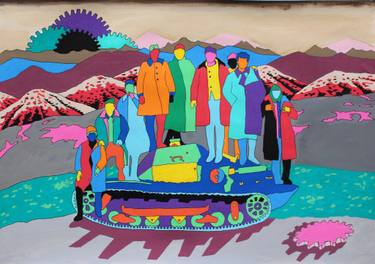 Original Conceptual People Drawings by Philippe Laferriere