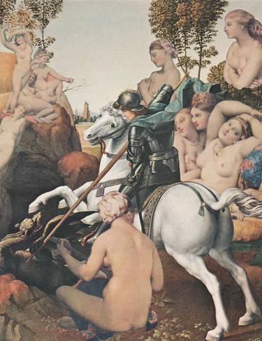 Original Conceptual Fantasy Collage by Deborah Stevenson