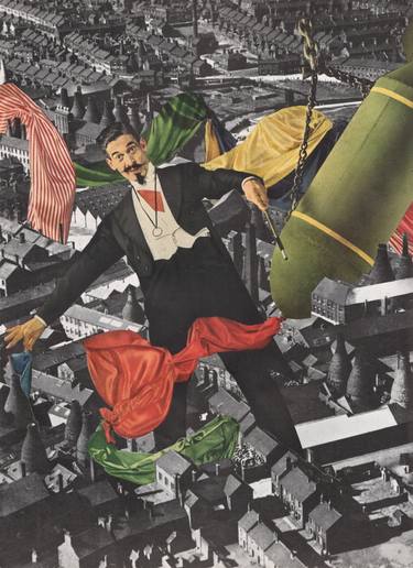 Original Conceptual Architecture Collage by Deborah Stevenson